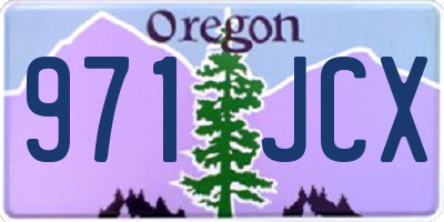 OR license plate 971JCX