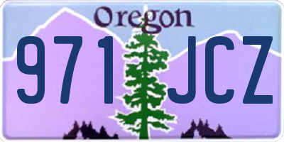 OR license plate 971JCZ