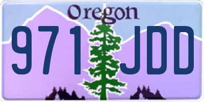 OR license plate 971JDD