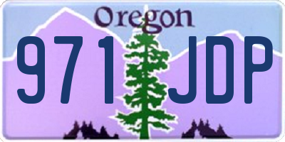 OR license plate 971JDP