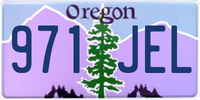 OR license plate 971JEL
