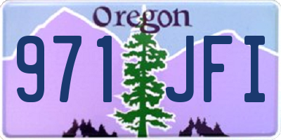 OR license plate 971JFI