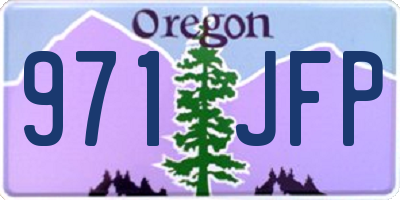 OR license plate 971JFP