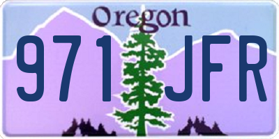 OR license plate 971JFR