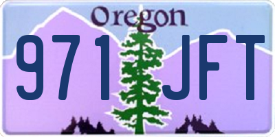 OR license plate 971JFT
