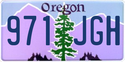 OR license plate 971JGH