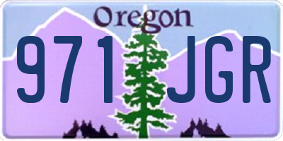 OR license plate 971JGR