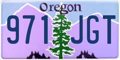 OR license plate 971JGT