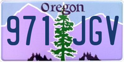 OR license plate 971JGV