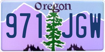 OR license plate 971JGW