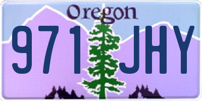 OR license plate 971JHY