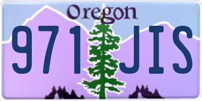 OR license plate 971JIS