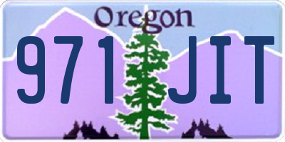 OR license plate 971JIT