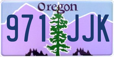OR license plate 971JJK