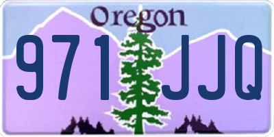 OR license plate 971JJQ