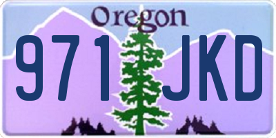 OR license plate 971JKD