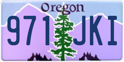 OR license plate 971JKI