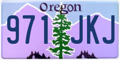 OR license plate 971JKJ