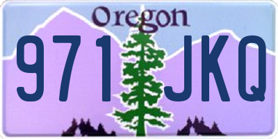 OR license plate 971JKQ