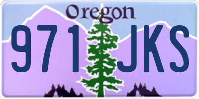 OR license plate 971JKS
