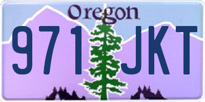OR license plate 971JKT