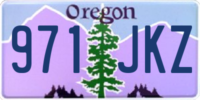 OR license plate 971JKZ