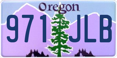 OR license plate 971JLB