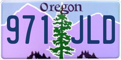 OR license plate 971JLD