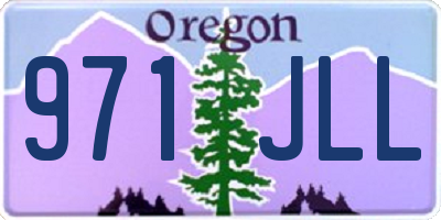 OR license plate 971JLL