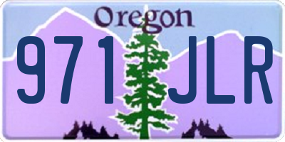 OR license plate 971JLR