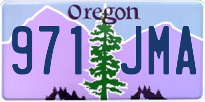 OR license plate 971JMA