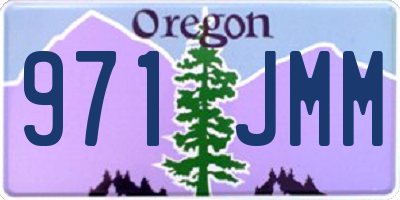 OR license plate 971JMM