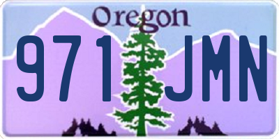 OR license plate 971JMN