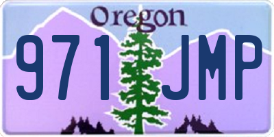 OR license plate 971JMP