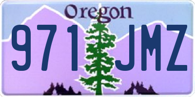 OR license plate 971JMZ