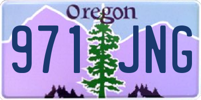 OR license plate 971JNG