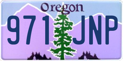 OR license plate 971JNP