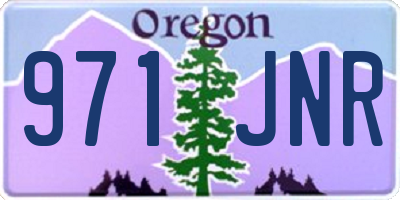 OR license plate 971JNR