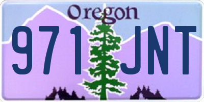 OR license plate 971JNT