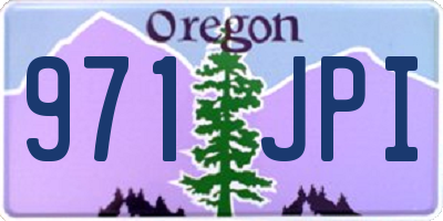 OR license plate 971JPI