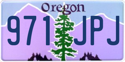 OR license plate 971JPJ