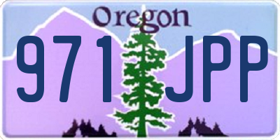 OR license plate 971JPP