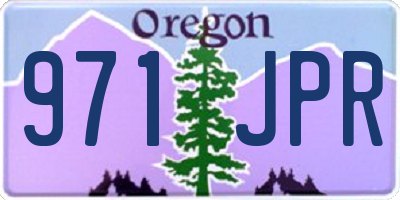 OR license plate 971JPR