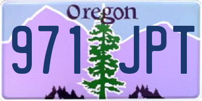 OR license plate 971JPT