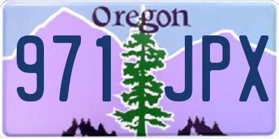 OR license plate 971JPX