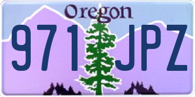 OR license plate 971JPZ