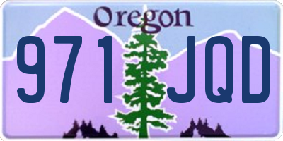 OR license plate 971JQD