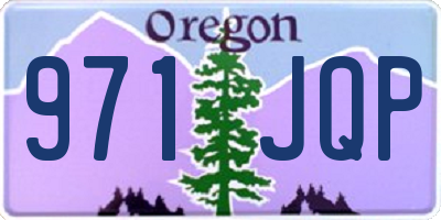 OR license plate 971JQP