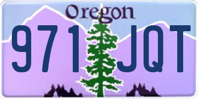 OR license plate 971JQT