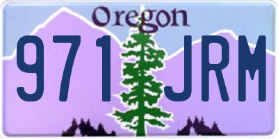 OR license plate 971JRM